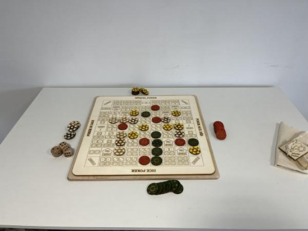 Dice Poker Board XXL, game sample